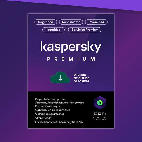 Antivirus Digital Kaspersky Premium Dispositivos A O A S