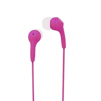 Audífonos in ear con micrófono Motorola almohadillas de silicona, conector 3.5 mm, control de llamadas, fucsia