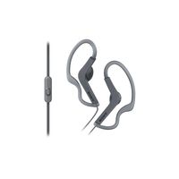 Audífonos in ear con micrófono Sony MDRAS210AP resistentes a salpicaduras y sudor, conector 3.5 mm, control de llamadas, negro