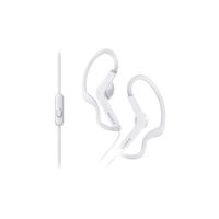 Audífonos in ear con micrófono Sony MDRAS210AP resistentes a salpicaduras y sudor, conector 3.5 mm, control de llamadas, blanco