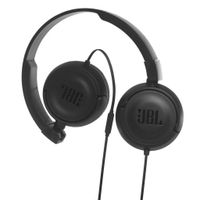 Audífonos on ear con micrófono JBL Pure Bass T450 almohadillas acolchadas, conector 3.5 mm, control de llamadas, comandos de voz, negro