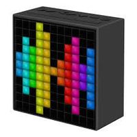 Parlante bluetooth Divoom pixel art timebox led, batería recargable