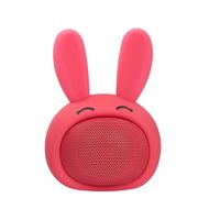 Parlante bluetooth Icutes batería recargable, rosado