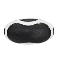 Parlante bluetooth Coolbox led, batería recargable, blanco