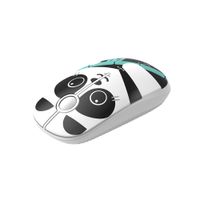 Mouse inalámbrico Coolbox Teraware Panda 1600 dpi, 3 botones, blanco