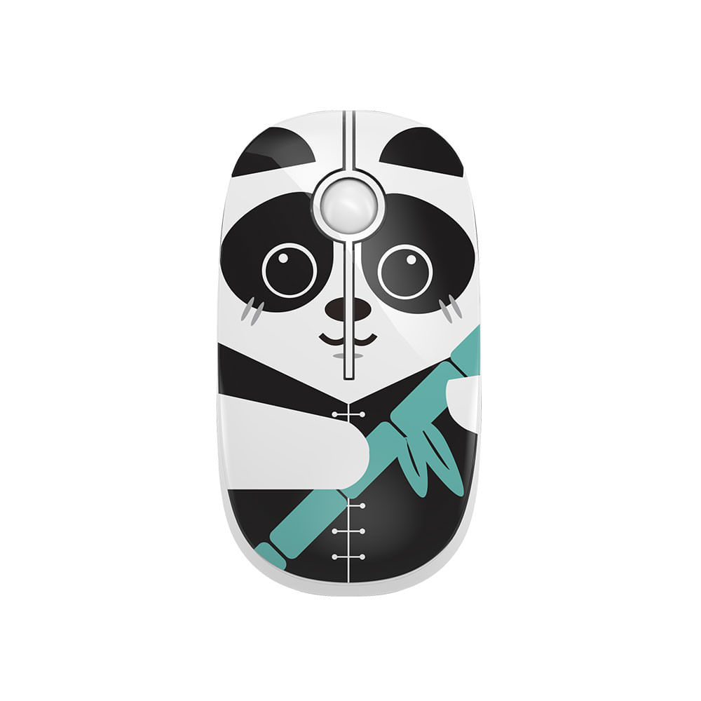 Imagen 2 del producto Mouse inalámbrico Coolbox Teraware Panda 1600 dpi, 3 botones, blanco
