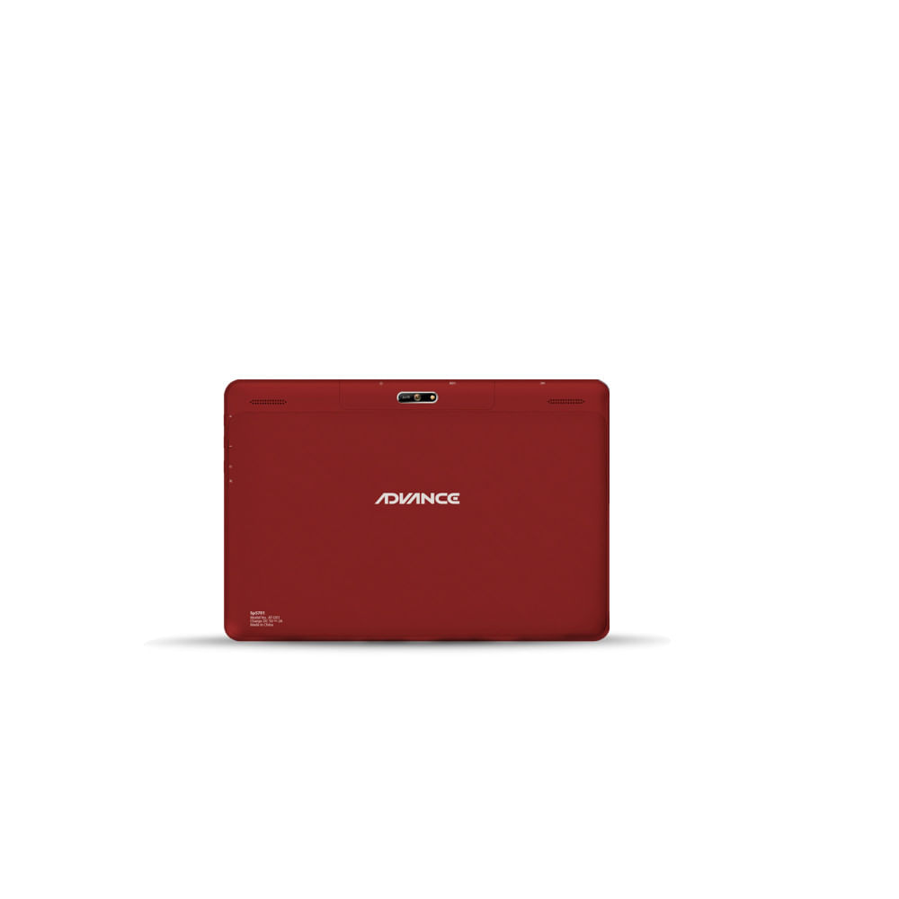 Tablet Advance 10"" 16GB 2 GB RAM 5MP rojo