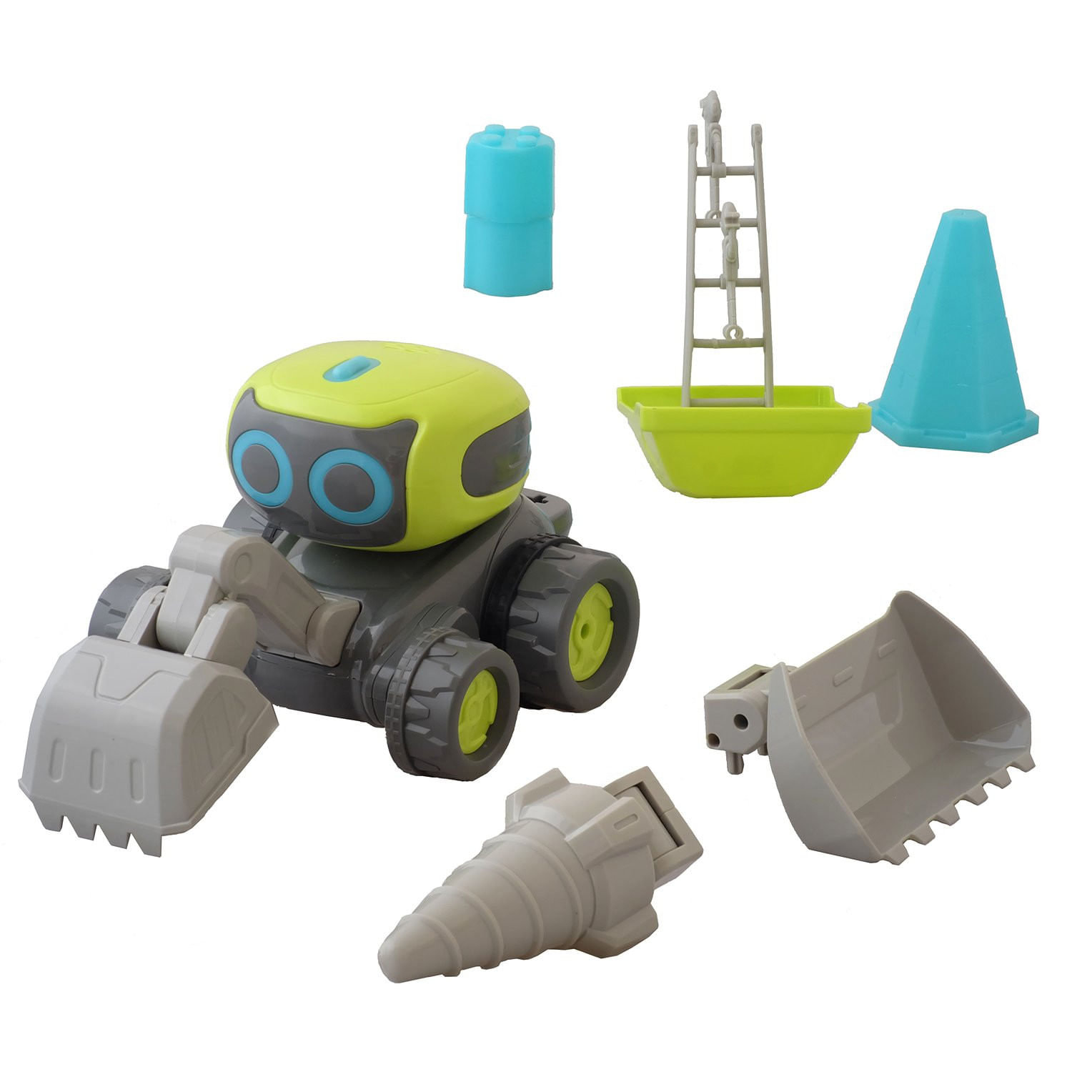 Imagen 2 del producto Robot de construcción a control remoto Jiabaile multicolor