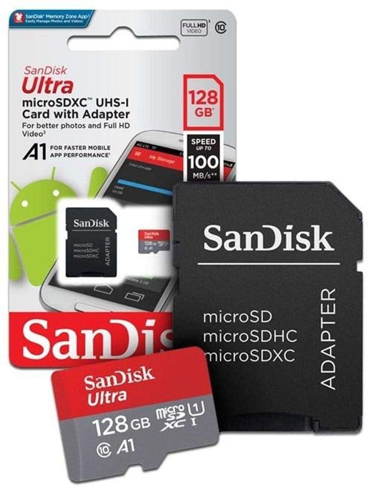 Imagen 2 del producto Micro SDXC con adaptador Sadisk Clase 10 U1 128GB 90MB/s