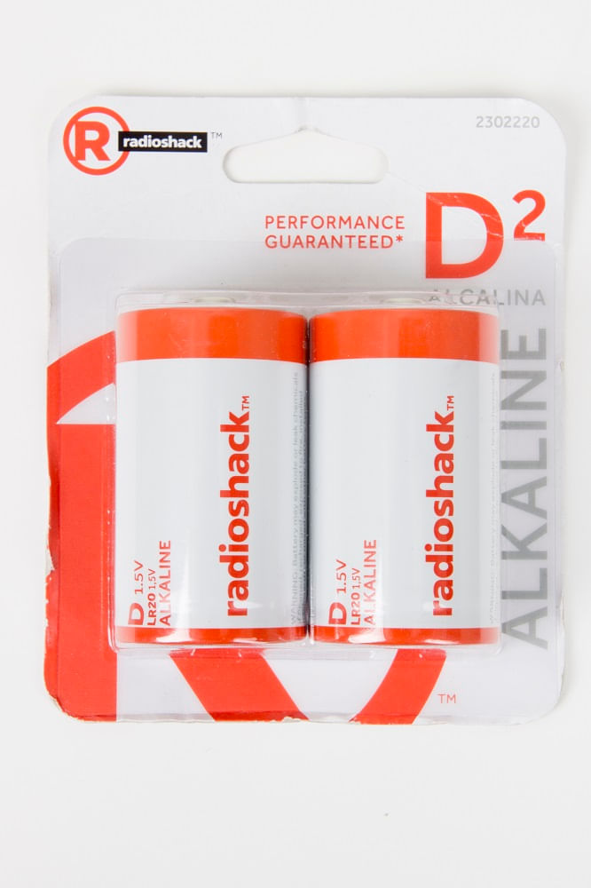 Imagen 2 del producto Pilas alcalinas Radioshack tipo D x2
