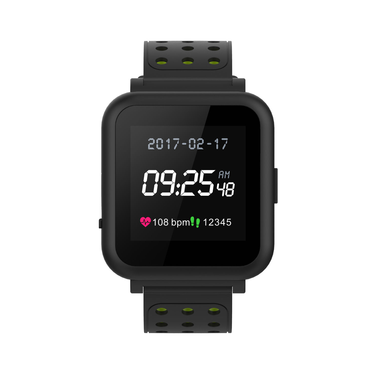 Imagen 2 del producto Smart Watch Cuadrado Radioshack Color Verde y Naranja -Sincronízalo con tu smartphone por medio de Bluetooth