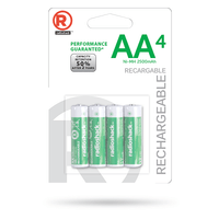 Pilas recargables Radioshack AA x4 2500 mAh