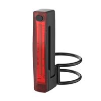 Luz posterior Knog Plus hasta 20 lúmenes, luz roja, recargable USB