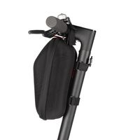 Bolsa universal de almacenamiento para scooter, color negro, capacidad 5L, impermeable, tamaño 300x165x145mm, peso 320 gr, cierre y bolsillos internos