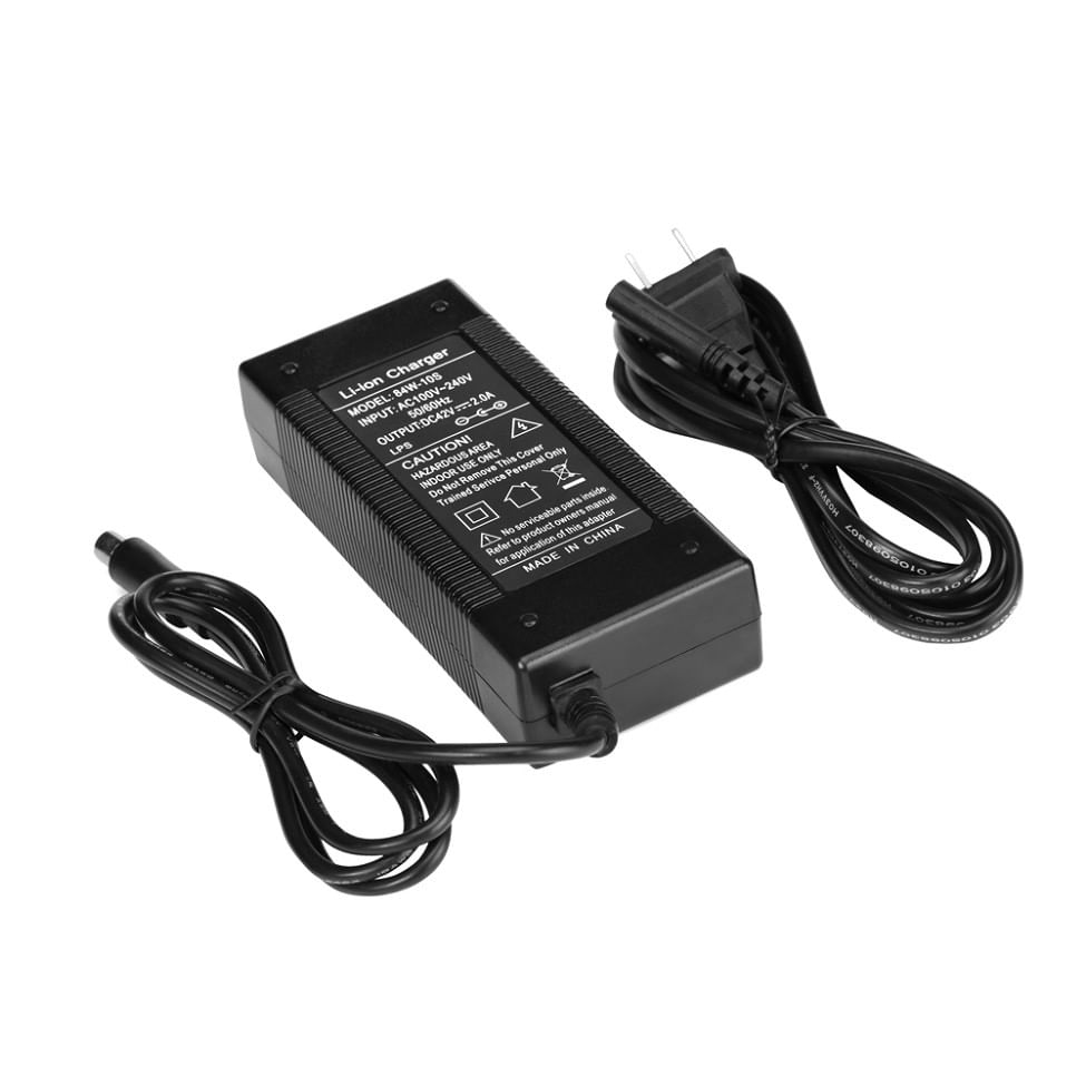 Imagen 2 del producto Cargador alternativo de batería para scooter New Image 42V 2A, bajo aumento de temperatura