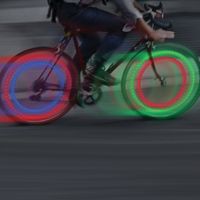 Mini luces led para ruedas de bicicleta Nite Ize x4 2 rojos/1 azul/1 verde baterías reemplazables