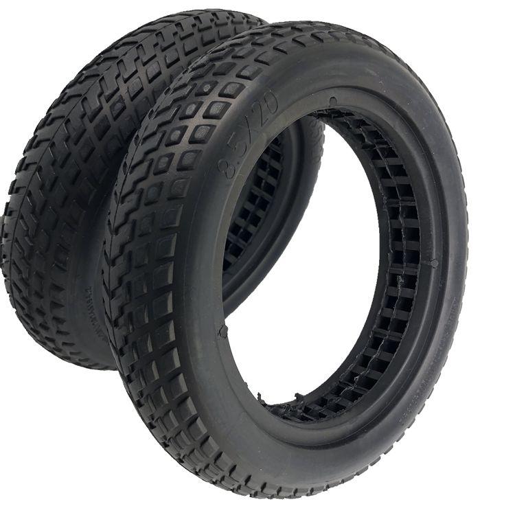 Imagen 1 del producto Llanta sólida negra de 8.5"" con diseño espiga para scooter Xiaomi