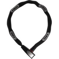 Cadena Abus Catena 6806K/110 6 mm, funda textil,  bloqueo con llave, negro