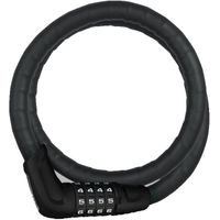Cable Abus Tresor 6615C/85/15 acero, 15 mm, longitud 85 cm, negro