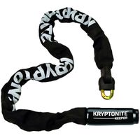 Cadena de seguridad integrada Keeper 785 32"" (85CM) color negro, con eslabones cuadrados de 7mm fabricados en acero al manganeso, con 2 llaves tipo I
