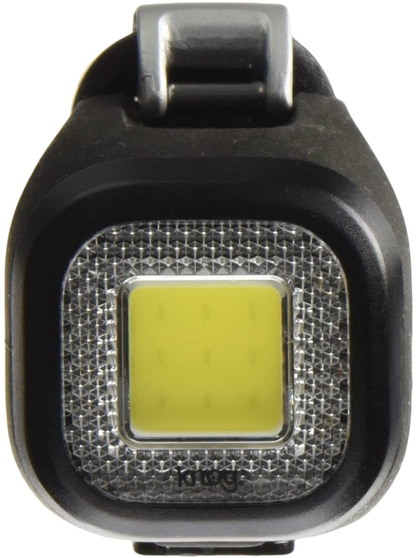 Imagen 2 del producto Luz Blinder Mini Chippy Front Black, luz blanca delantera, base negra, recargable vía USB, 20 lúmenes, 3 correas intercambiables, 5 modos, 40 x 29 mm