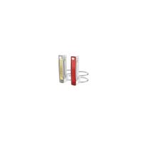 Luz Plus Twinpack Translucent pack x 2, luz delantera blanca, luz roja posterior, base transparente, recargable vía USB, 5 modos, 14 x 66 x 24 mm