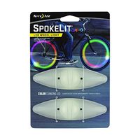 Luz para ruedas Nite Ize Spokelit x2 batería de litio, 2 modos de luz, 20 horas, multicolor