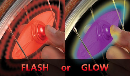 Imagen 2 del producto Luz para ruedas Nite Ize Spokelit x2 batería de litio, 2 modos de luz, 20 horas, multicolor