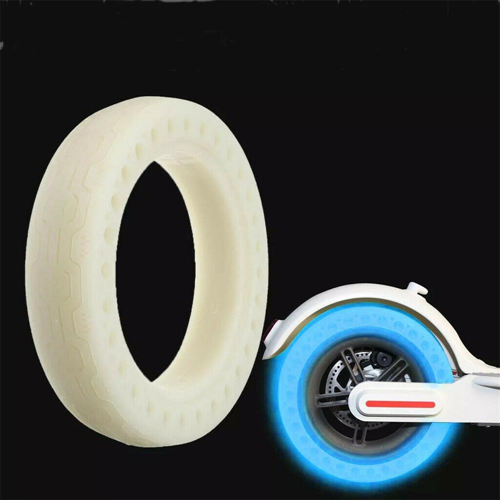 Imagen 2 del producto Llanta sólida New Image para Xiaomi M365 8.5"", resistente al desgaste, azul fluorescente