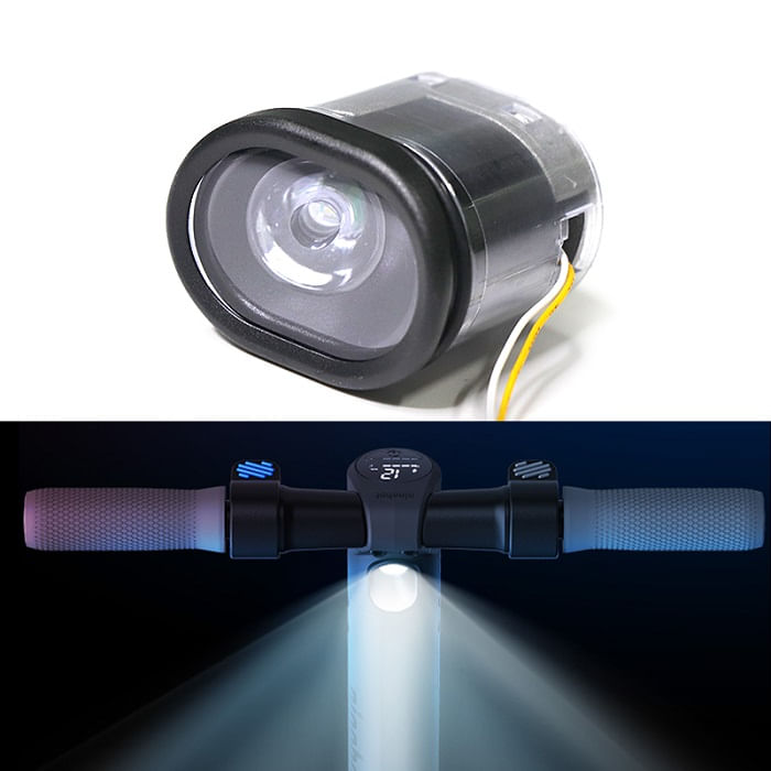 Imagen 2 del producto Luz frontal led blanca New Image para Ninebot ES1/ES2/ES4