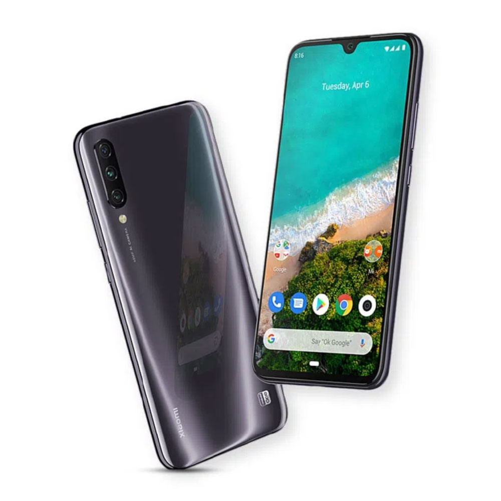 Imagen 2 del producto Mi A3 Gris, Dual Sim, 3 Cámaras, Cámara principal de 48MP, 64GB de Memoria y 4GB de RAM, Batería 4,030 mAh con carga rápida, Pantalla 6.1""