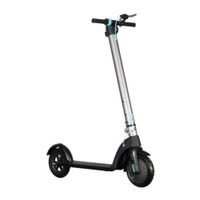 Scooter Electrico Silver N2, Autonomía 10km, Vel. Máxima 25 km/h, Tolerancia 100kg, Llantas 8""(Aire), Potencia 250W, Luz y Timbre, Batería extraíble