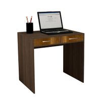 Escritorio para armar Pisopak Olimpo 75 x 80 x 45 cm, melamina 15 mm, wengue