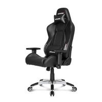 Silla gamer Akracing Premium gas lift clase 4, tapiz pu, máx. 150 kg, inclinación 180°, carbon black v2