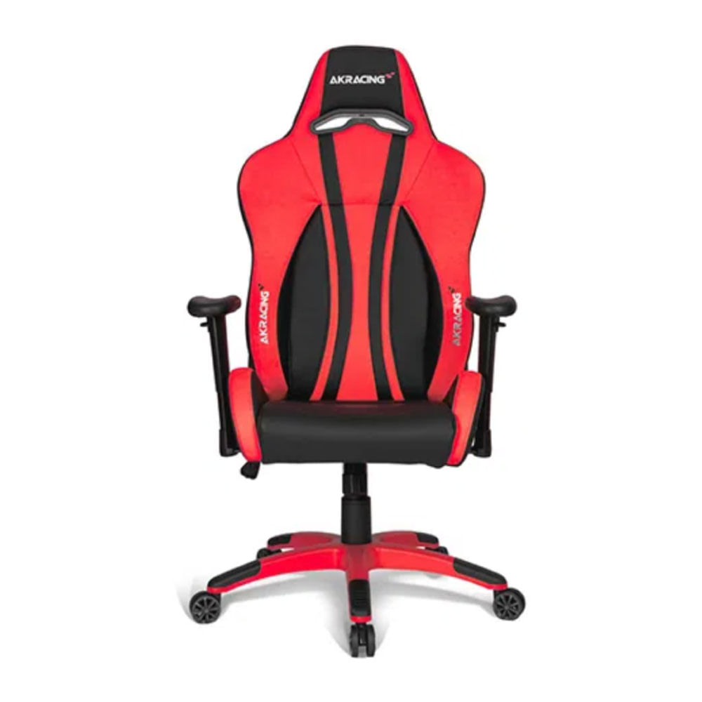Imagen 2 del producto Silla gamer Akracing Premium gas lift clase 4, tapiz pu, máx. 150 kg, inclinación 180°, negro y rojo