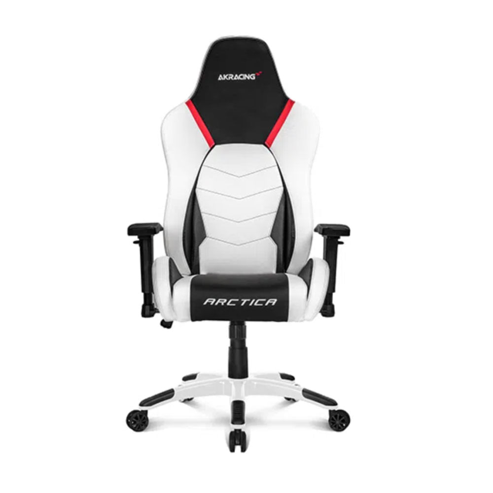 Imagen 2 del producto Silla gamer Akracing Premium gas lift clase 4, tapiz pu, máx. 150 kg, inclinación 180°, artica blanco
