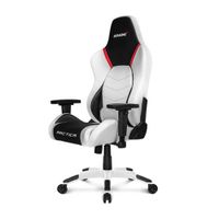 Silla gamer Akracing Premium gas lift clase 4, tapiz pu, máx. 150 kg, inclinación 180°, artica blanco