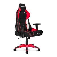 Silla gamer Akracing Pro X gas lift clase 4, tapiz cuero pu, máx. 150 kg, inclinación 180°, negro y rojo