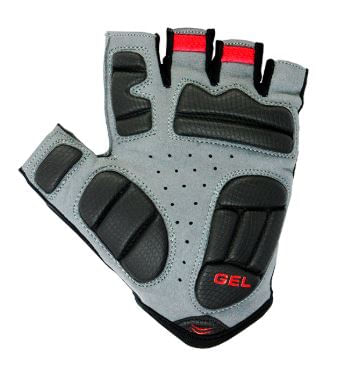 Imagen 2 del producto Guante dedos cortos Pickap Expedition talla XL, malla transpirable, relleno gel, cierre de velcro, piezas de silicona para mejor agarre, negro