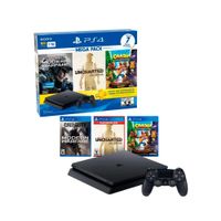 Consola PS4 Slim + Modern Warfare + Uncharted Collection + Crash Trilogy