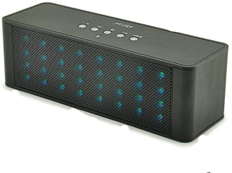 Imagen 2 del producto Parlante bluetooth Coolbox led, batería recargable, negro