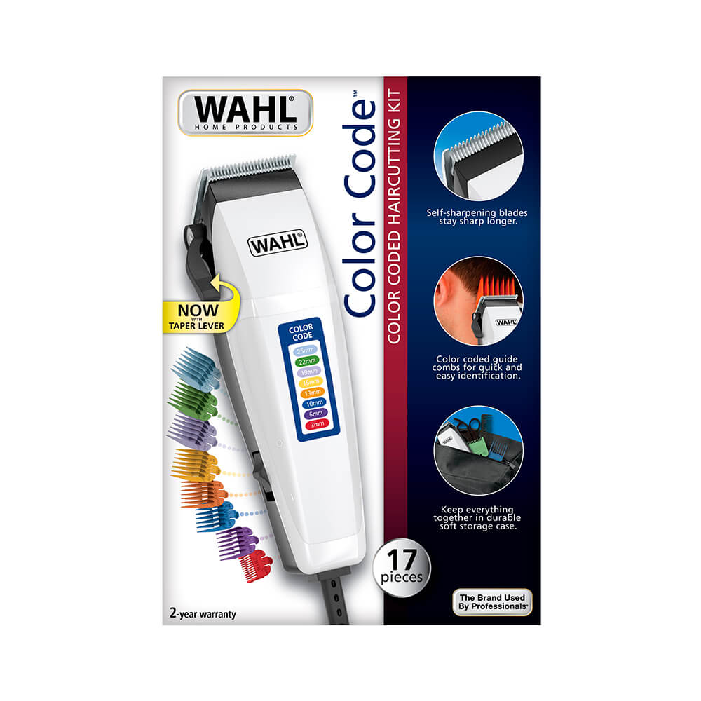 Imagen 2 del producto Kit recortador de cabello Wahl Color Code 17 piezas