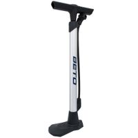 Inflador de neumáticos de pie, aluminio, 120 PSI, barril de aleación de 32mm, ligera de 21"", cabezal PSS para Schrader/Presta, mango resistente