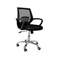 Silla de oficina ejecutiva Proshopper Dallas respaldar tipo malla, diseño ergonómico, 120 kg, negro