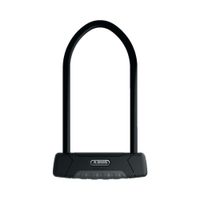 Candado Granit Plus 470/150HB300 + USH470 color negro, con soporte, bloqueo con llave, dimensiones: 300 x 109mm, acero endurecido de 12mm, peso 1.32kg