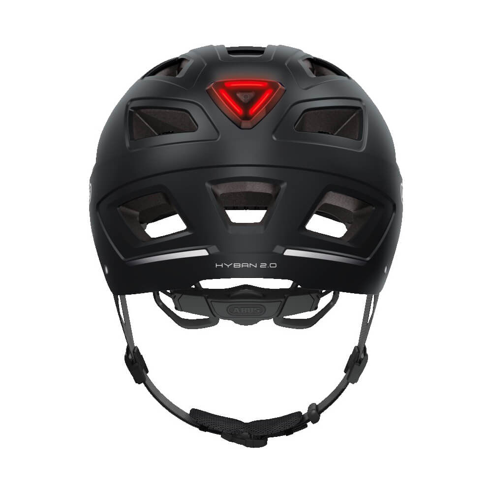 Imagen 2 del producto Casco Hyban 2.0 Velvet Black talla XL, carcasa rígida ABS, luz led grande, 5 entradas, 8 salidas de aire, rueda de ajuste, tamaño de cabeza (58-63 cm)