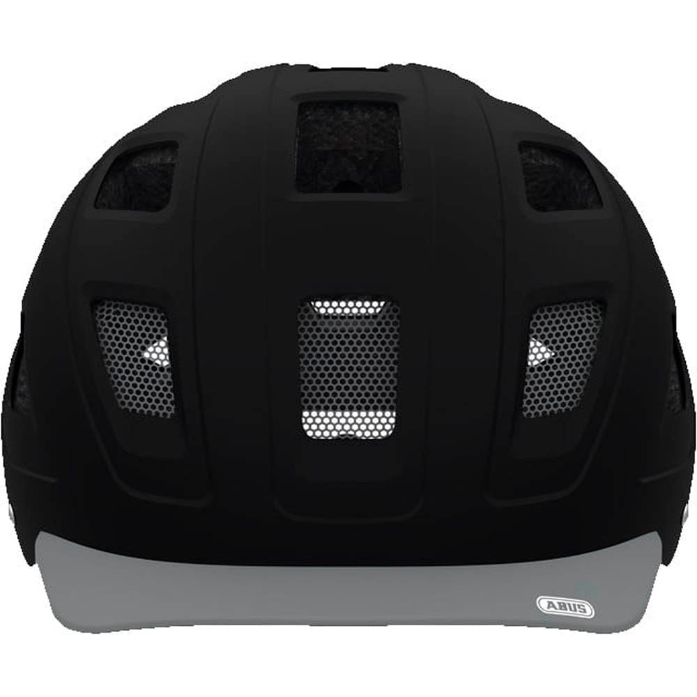 Imagen 2 del producto Casco Hyban Core talla M color negro, con visera extraíble, luz trasera led, ventilación y acolchado extraíble y lavable, tamaño de cabeza: 52-58 cm