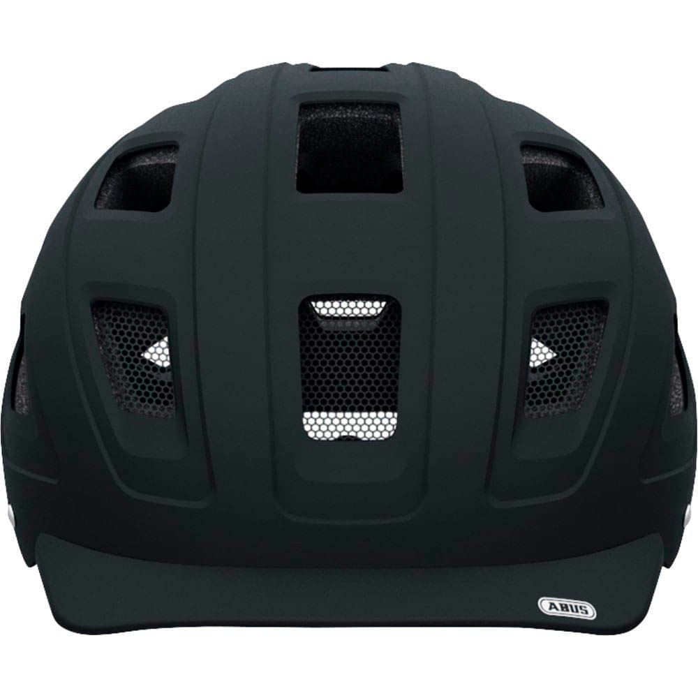 Imagen 2 del producto Casco Hyban Velvet Black talla M/L,negro,carcasa dura ABS, rueda de ajuste antideslizante,luz trasera led, visera extraible, tamaño de cabeza 56-61 cm