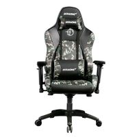 Silla gamer Akracing Premium gas lift clase 4, tapiz pu, máx. 150 kg, inclinación 180°, camo