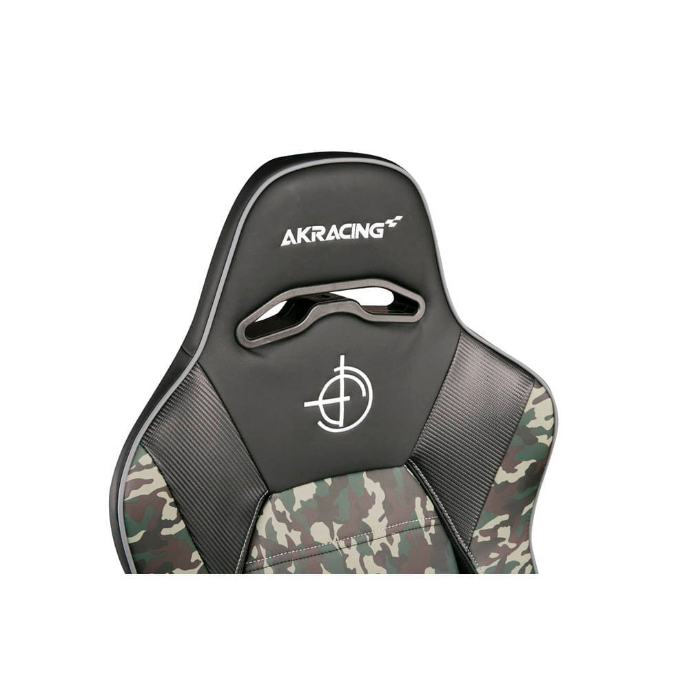 Imagen 2 del producto Silla gamer Akracing Premium gas lift clase 4, tapiz pu, máx. 150 kg, inclinación 180°, camo